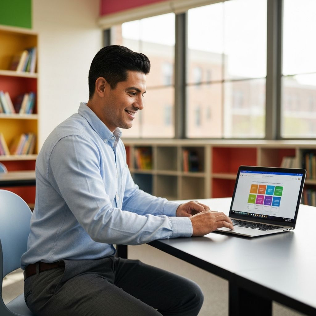 María González usando RegistroMax